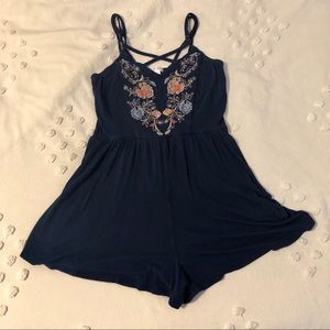 Navy romper